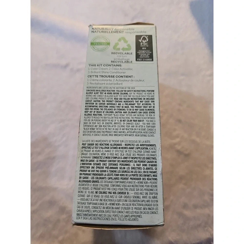Clairol Natural Instincts Demi-Permanent HAIR DYE 6.5G‎ Lightest Golden Brown